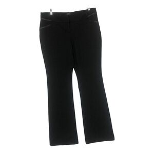 Alfani Womens Pants Black Size 14  Side Slit Pockets Quality Style Used